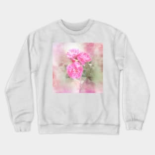 Dreamy Pink Roses Crewneck Sweatshirt